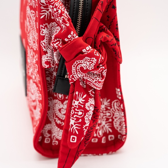 Marc Jacobs The Bandana Medium Tote Bag Red - Picture 6 of 10